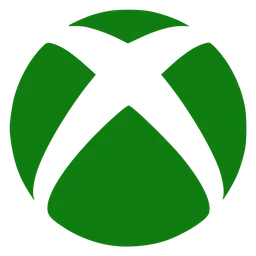 Xbox logo, icon version, on a transparent background