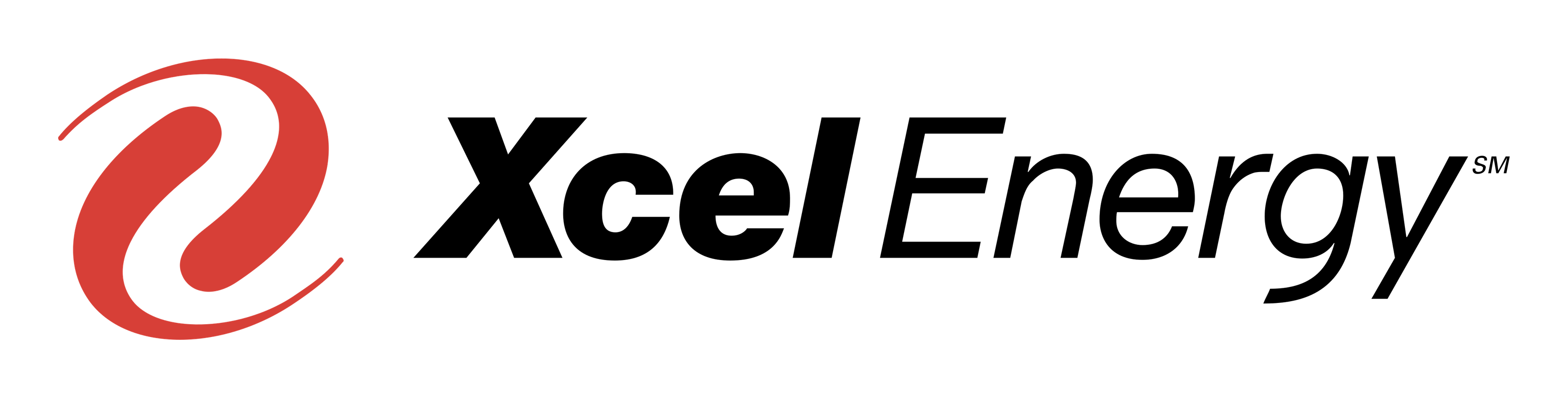 Xcel Energy logo on a transparent background