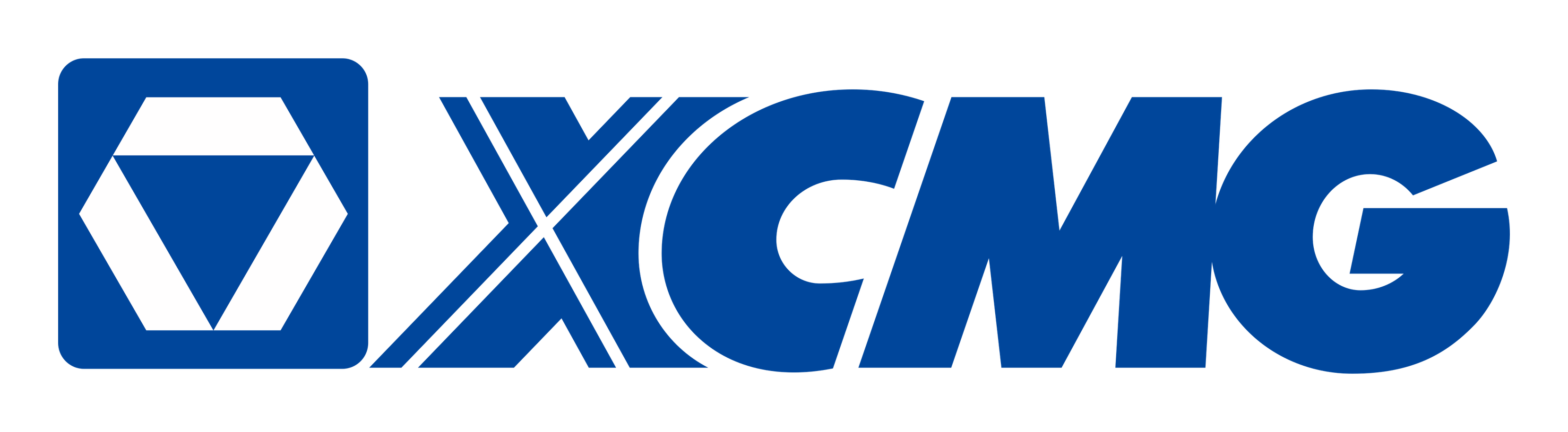 XCMG logo on a transparent background