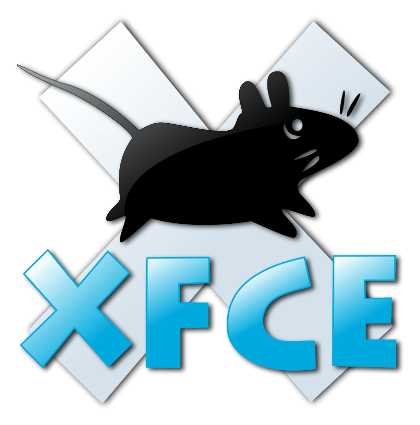 Xfce logo, icon version, on a transparent background