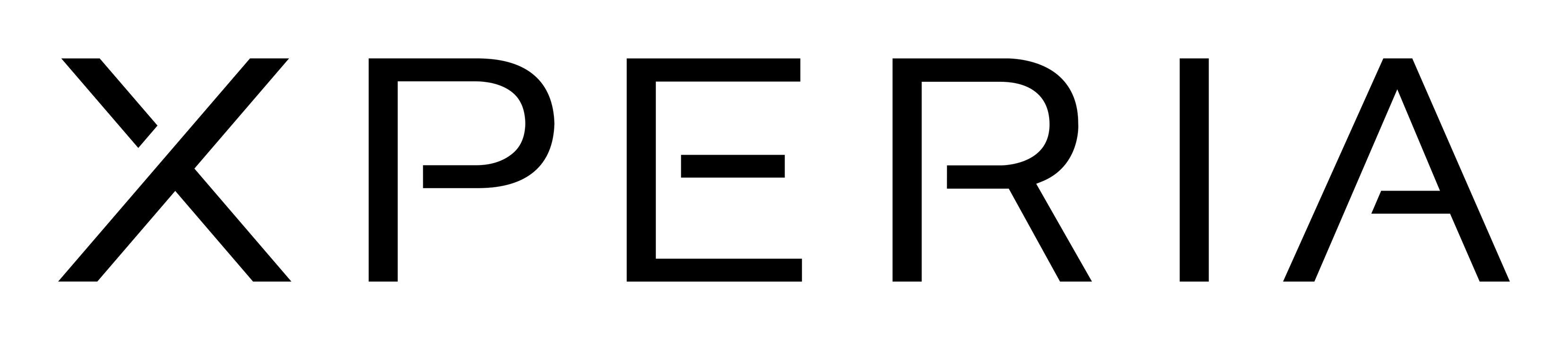 Xperia logo on a transparent background