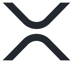 XRP logo, black icon version, on a transparent background