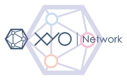 Xyo logo, horizontal version, on a transparent background