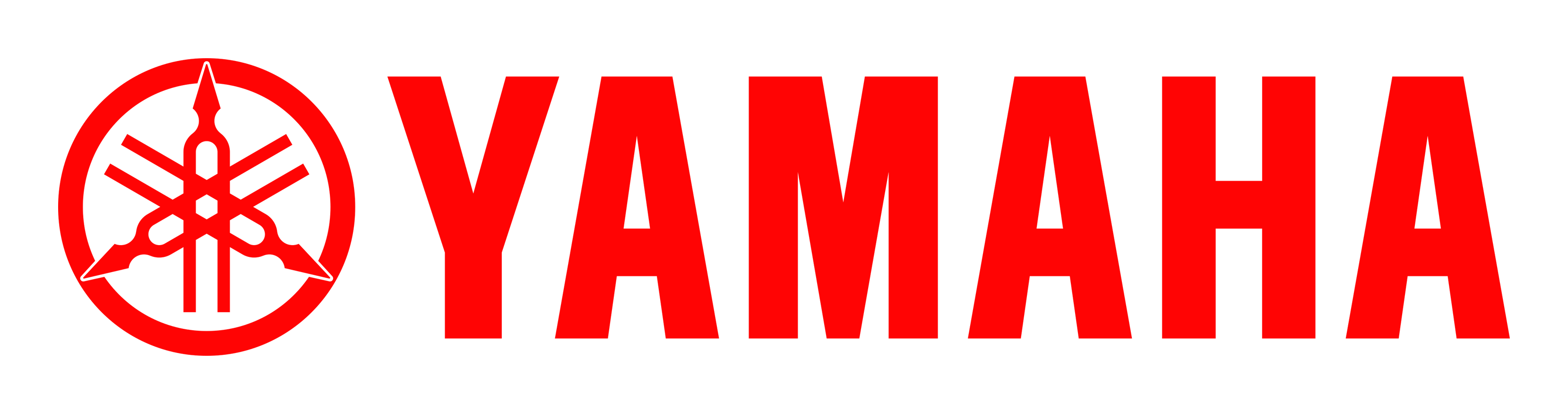Logo de Yamaha sobre fondo transparente