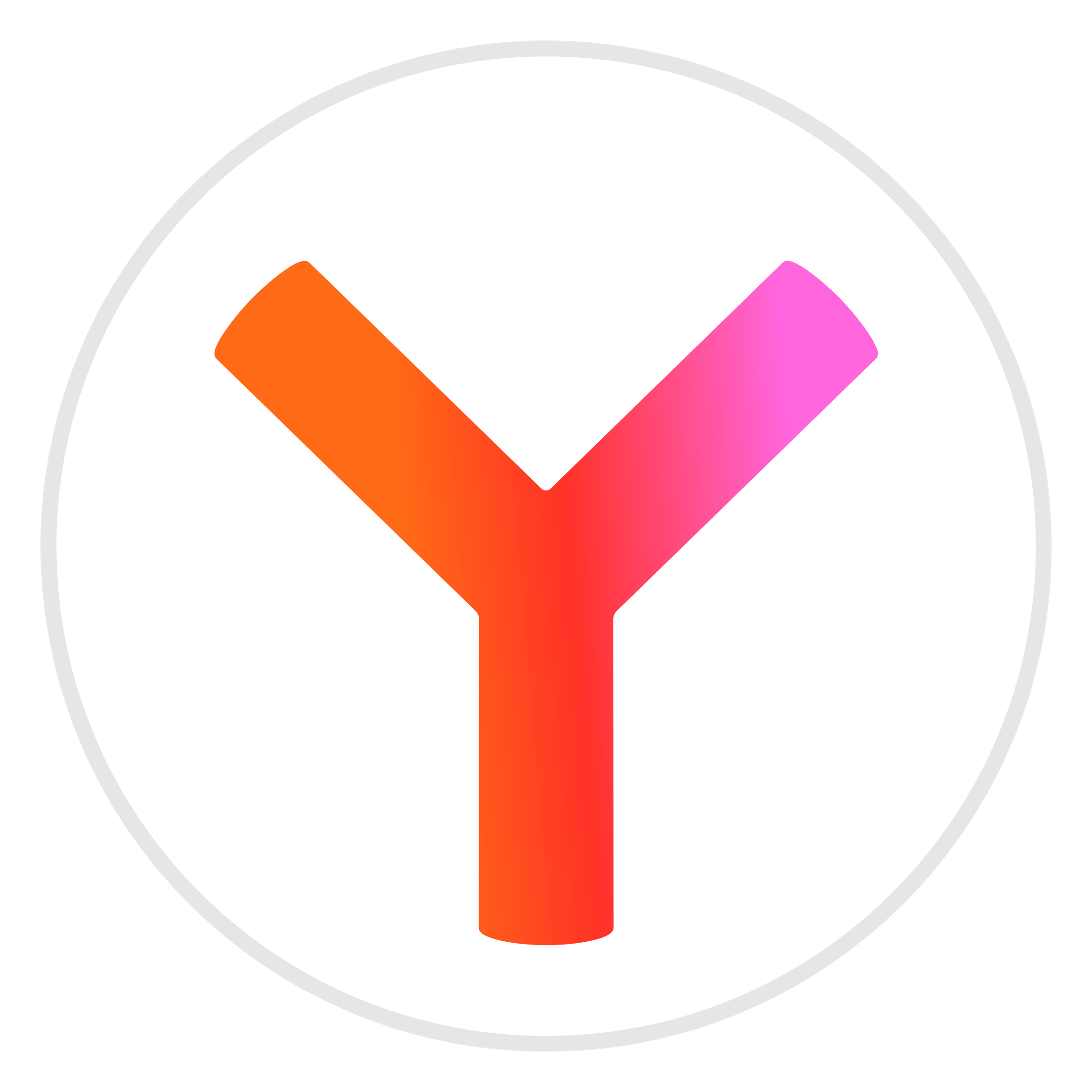 Yandex Browser logo on a transparent background