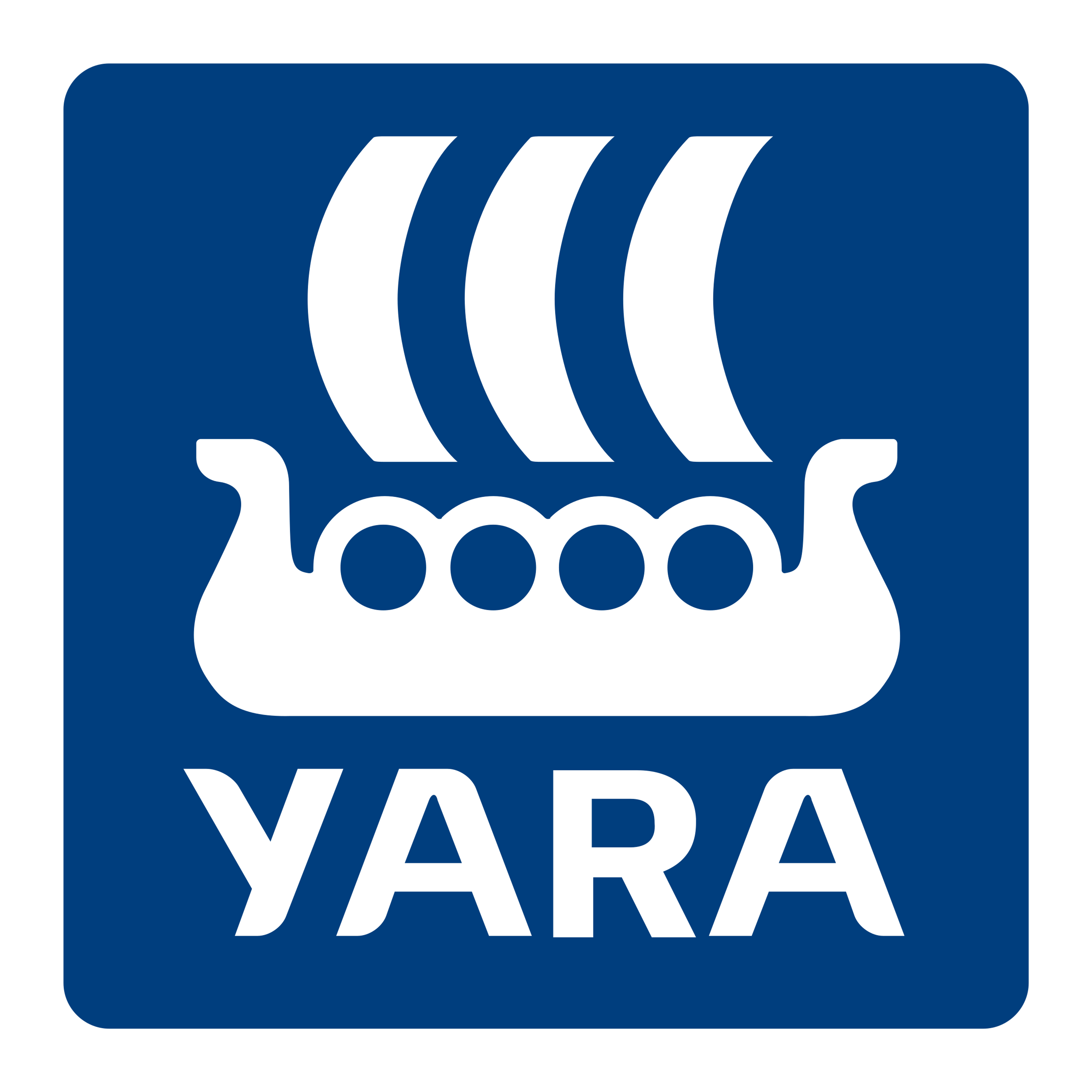 Yara logo on a transparent background