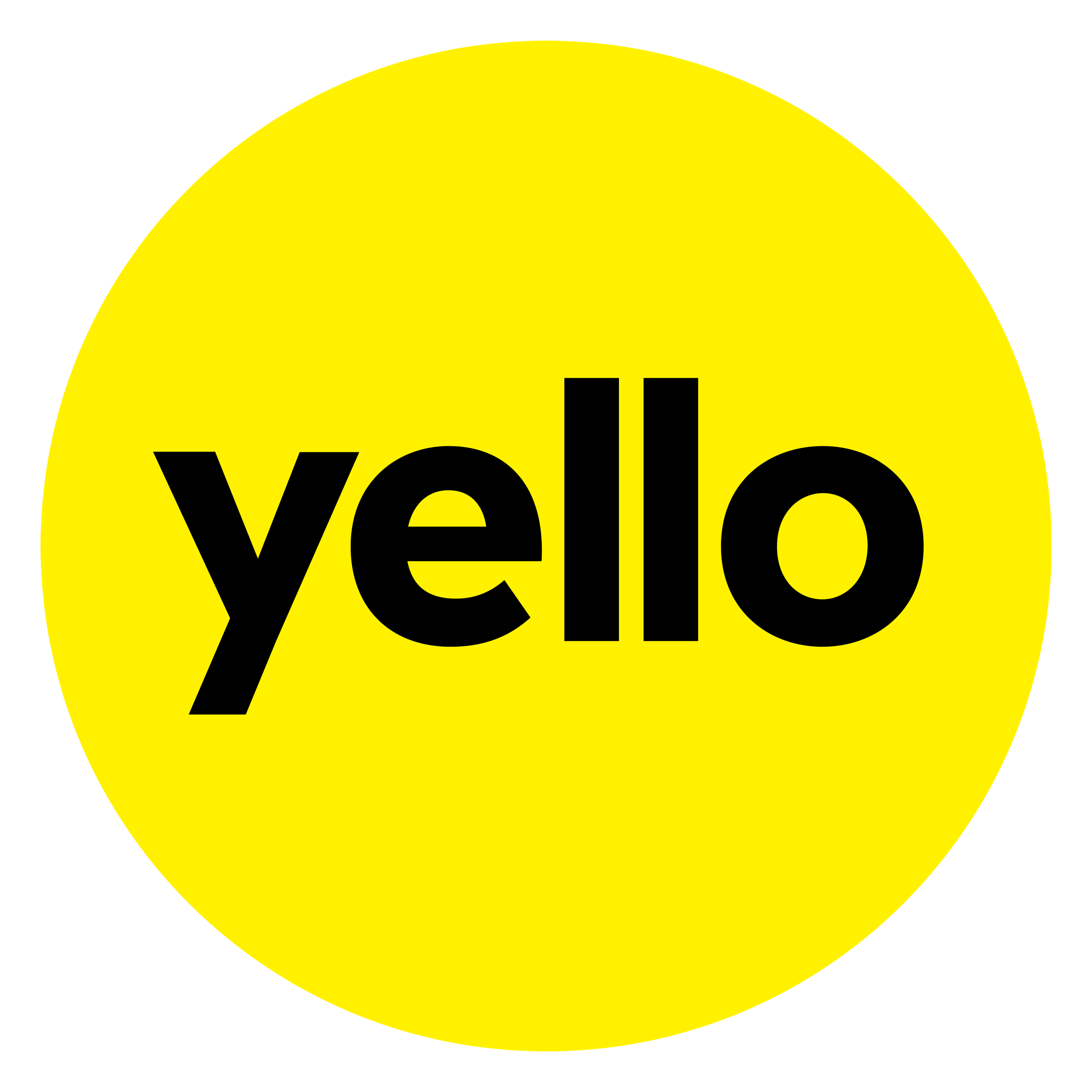 Yello Strom logo on a transparent background