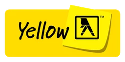 Yellow Pages logo, horizontal version, on a transparent background