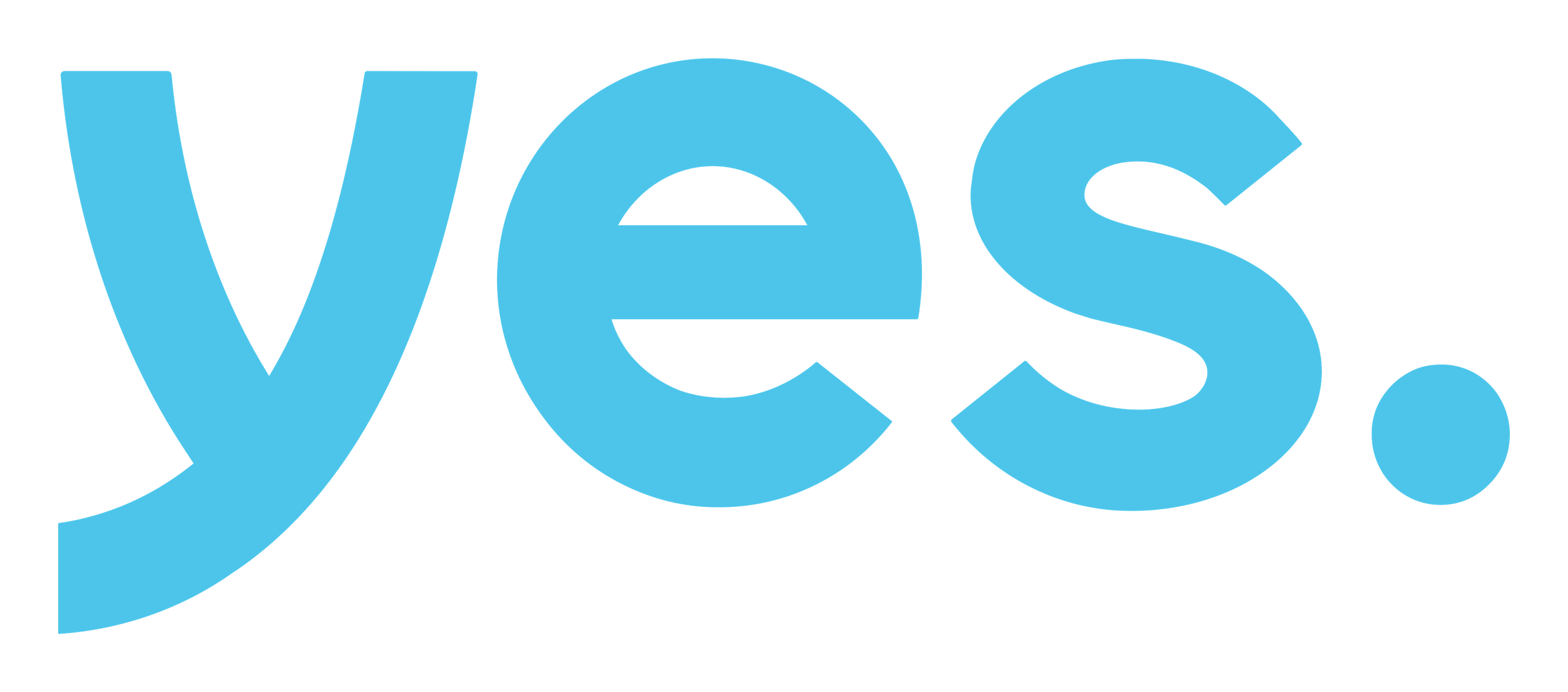 Yes logo on a transparent background