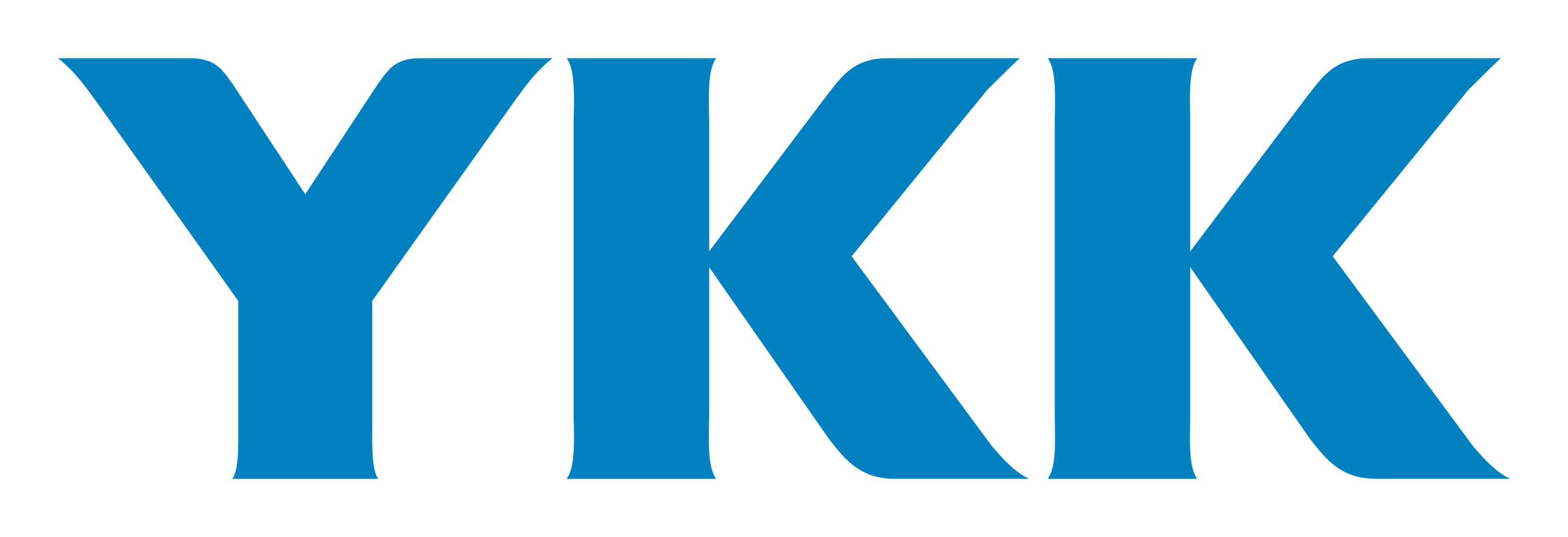 Ykk logo on a transparent background