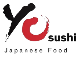 Yo Sushi logo, horizontal version, on a transparent background