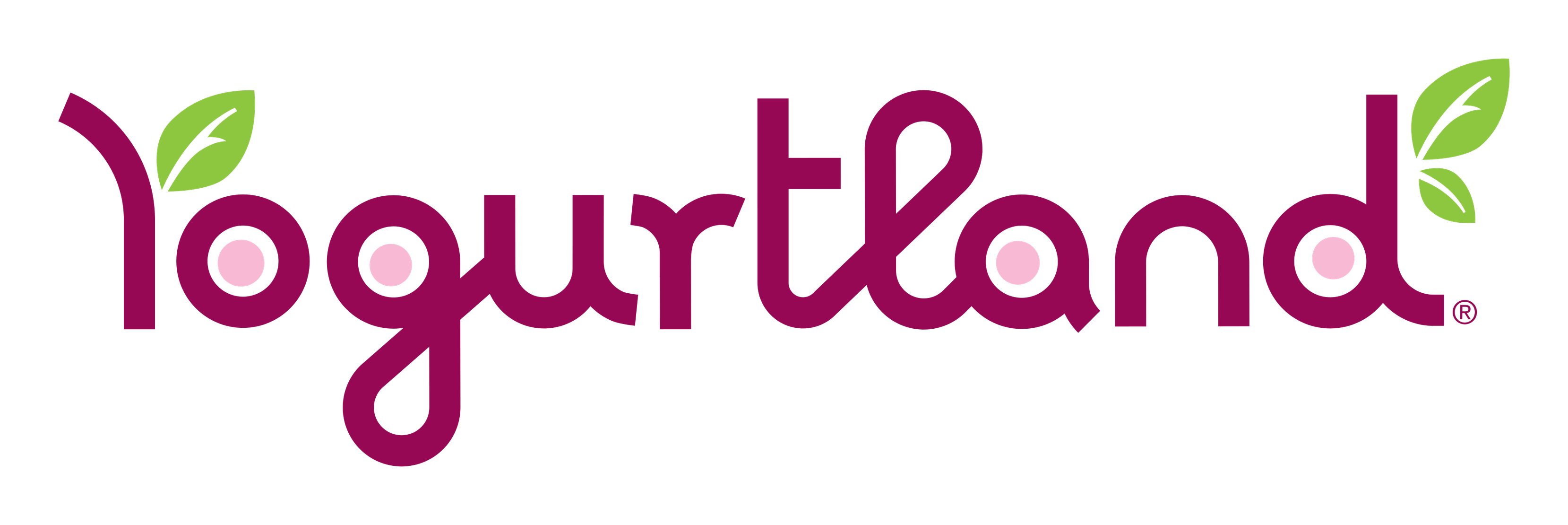 Logo Yogurtland sur fond transparent