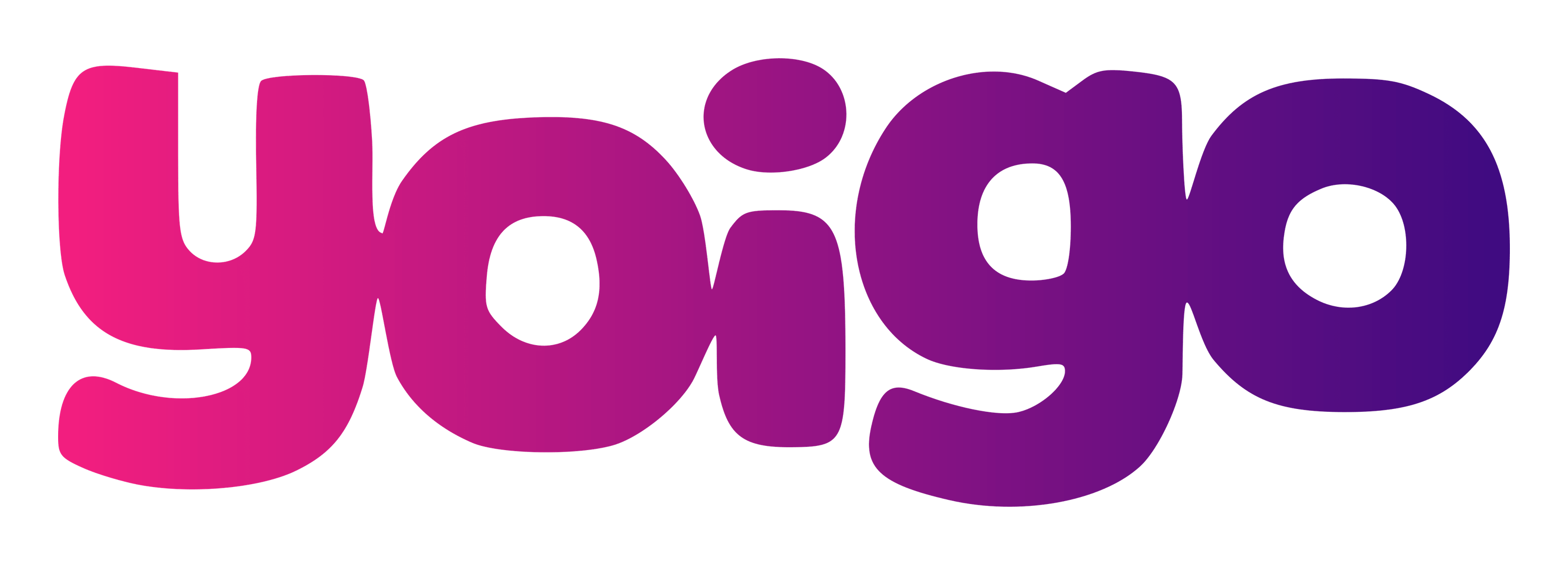 Yoigo logo on a transparent background