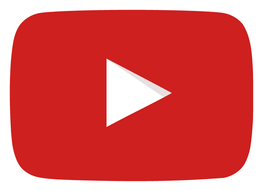 YouTube Play logo on a transparent background