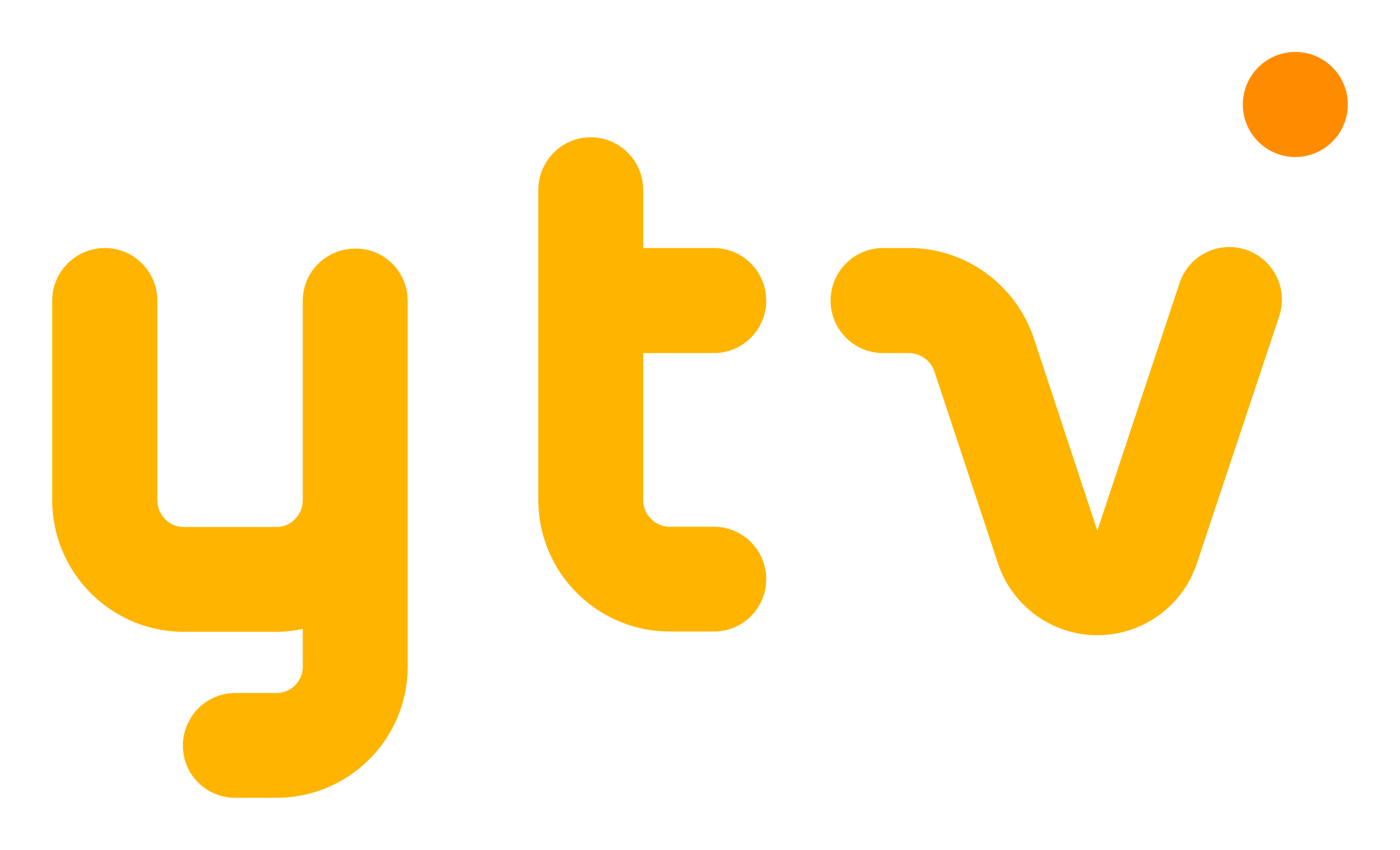 Ytv logo on a transparent background