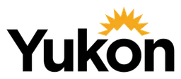 Yukon logo, wordmark version, on a transparent background