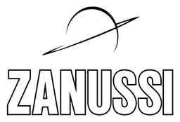 Zanussi logo, black version, on a transparent background