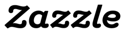 Zazzle logo, black wordmark version, on a transparent background