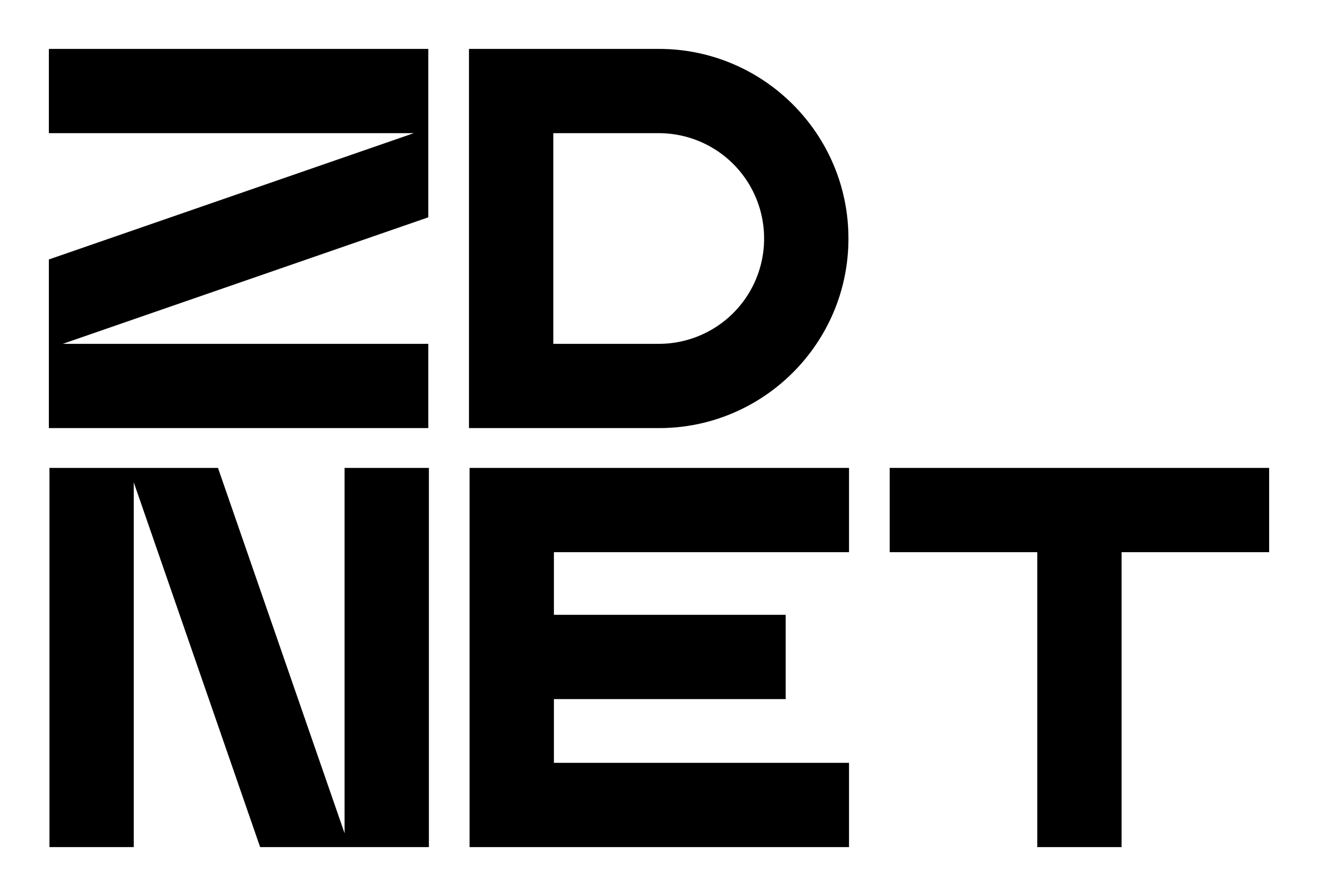 Zdnet logo on a transparent background