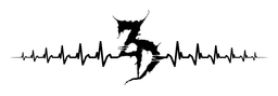 Zeds Dead logo, black wordmark version, on a transparent background