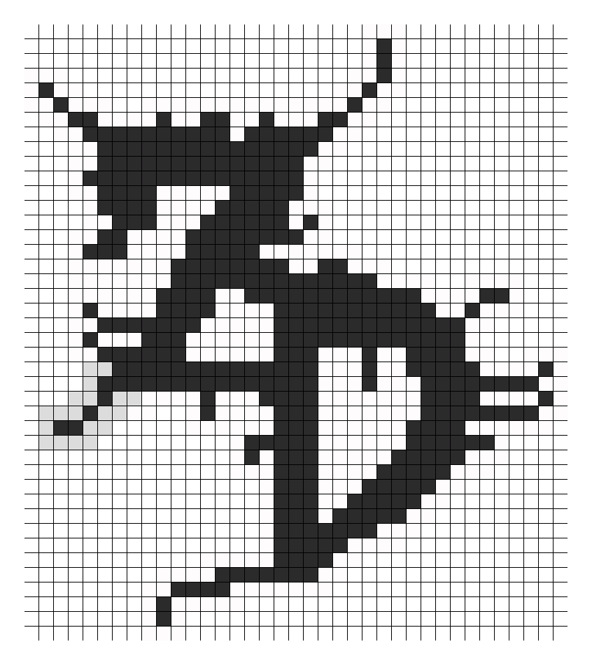 Zeds Dead logo, monochrome icon version, on a transparent background