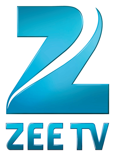 Zee TV logo, horizontal version, on a transparent background