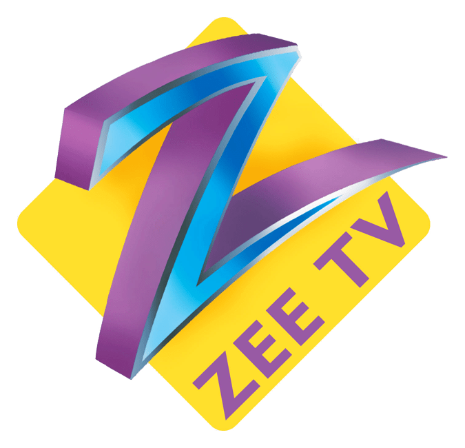 Zee TV logo on a transparent background
