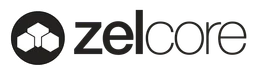 Zel logo, black wordmark version, on a transparent background