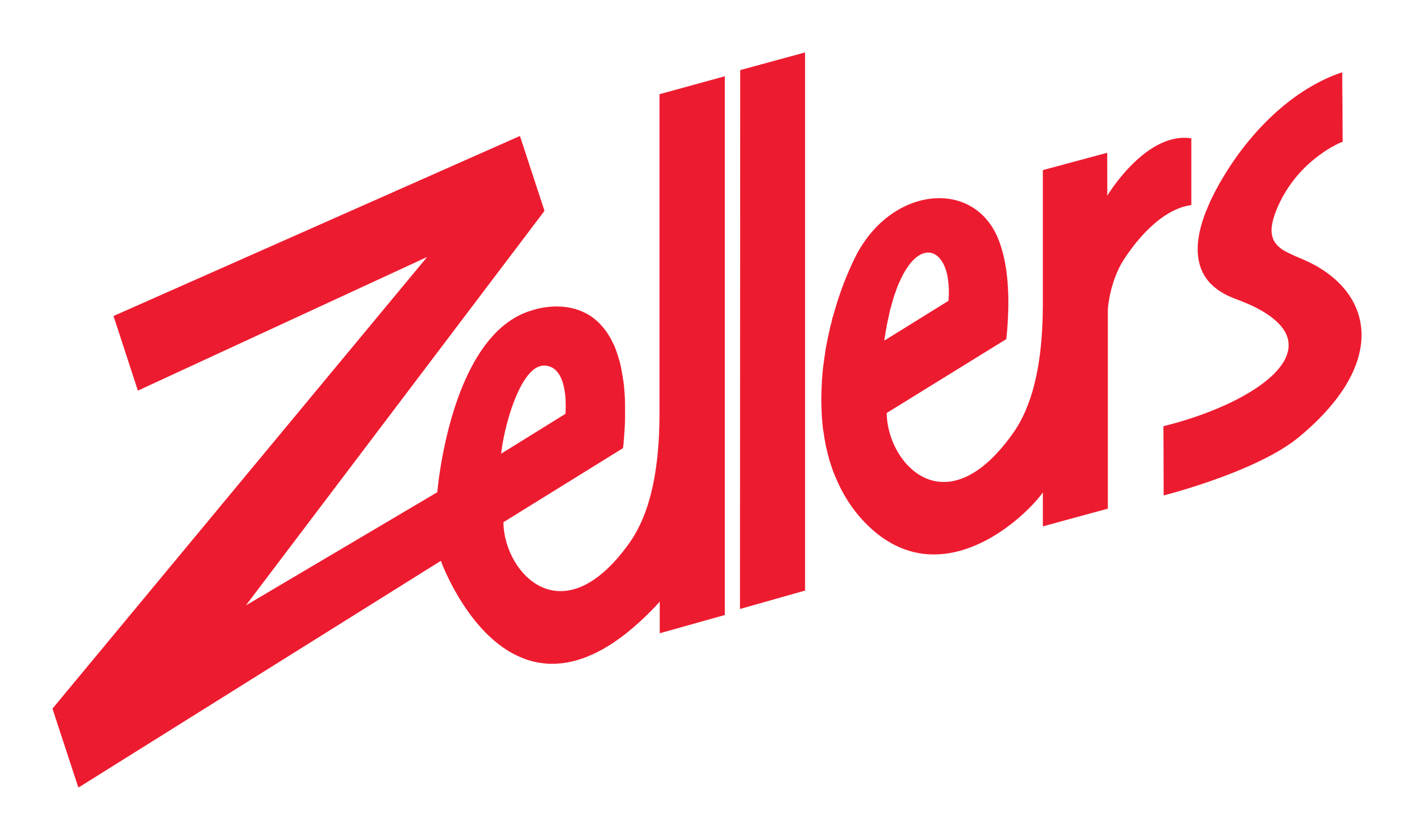 Zellers logo on a transparent background