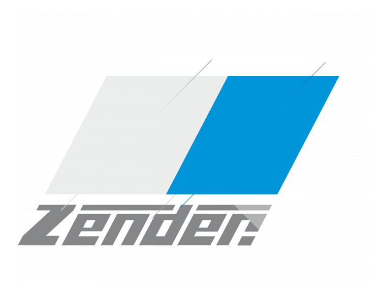 Zender logo on a transparent background