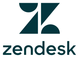 Zendesk logo, horizontal version, on a transparent background
