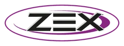 Zex logo, wordmark version, on a transparent background