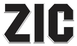Zic logo, monochrome version, on a transparent background