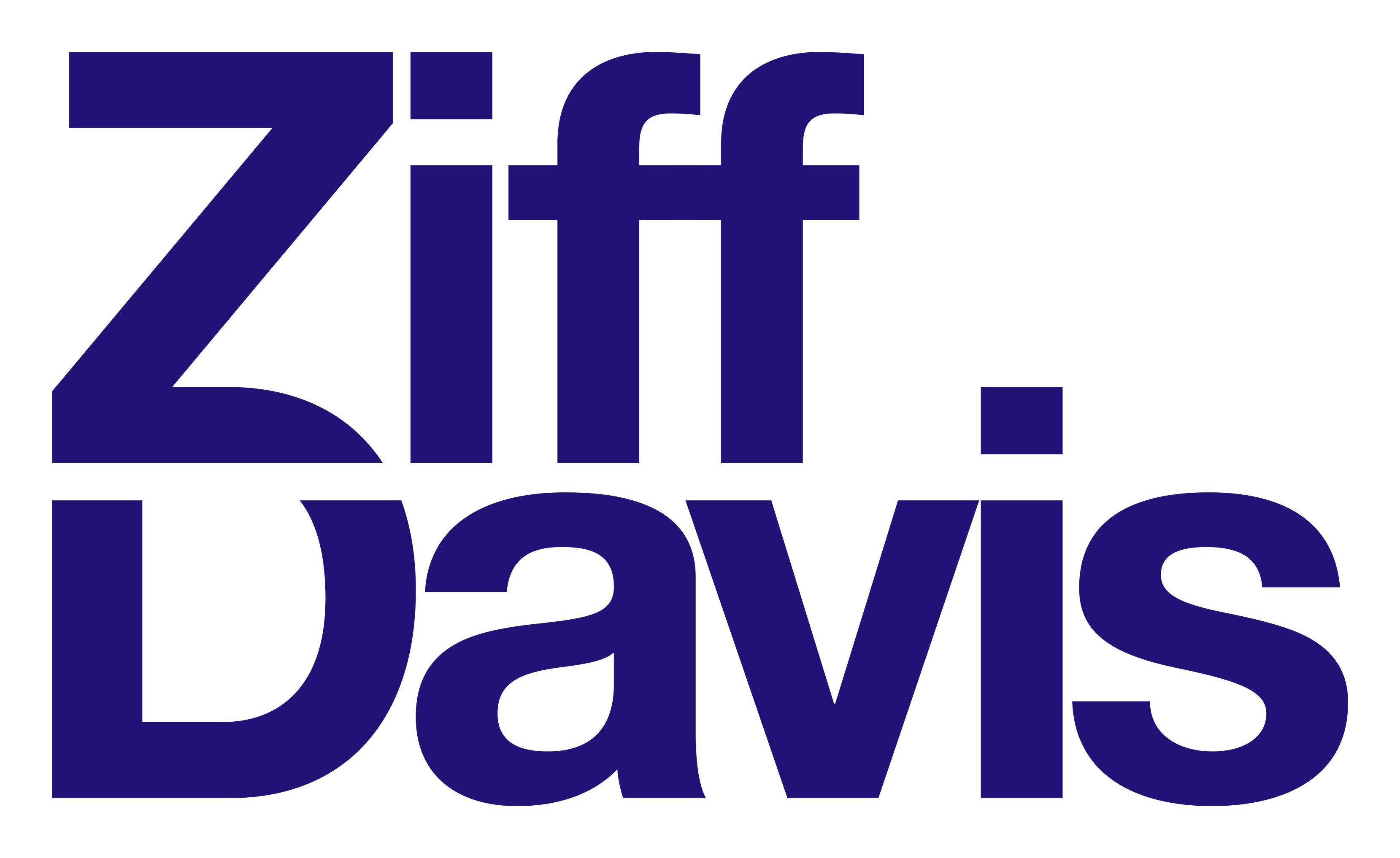 Ziff Davis logo on a transparent background