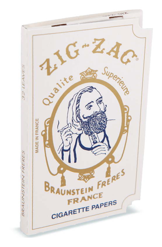 Zig Zag logo, white version, on a transparent background