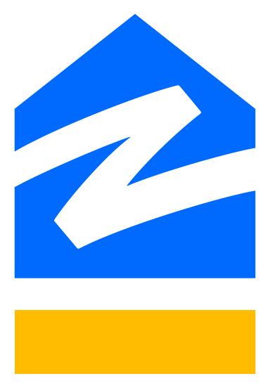 Zillow logo, horizontal version, on a transparent background