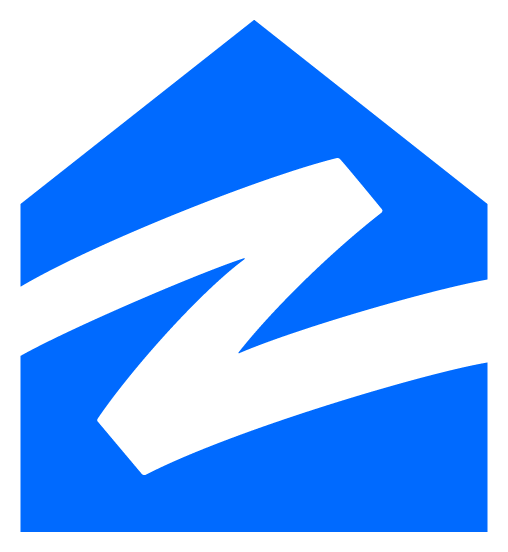 Zillow logo, icon version, on a transparent background