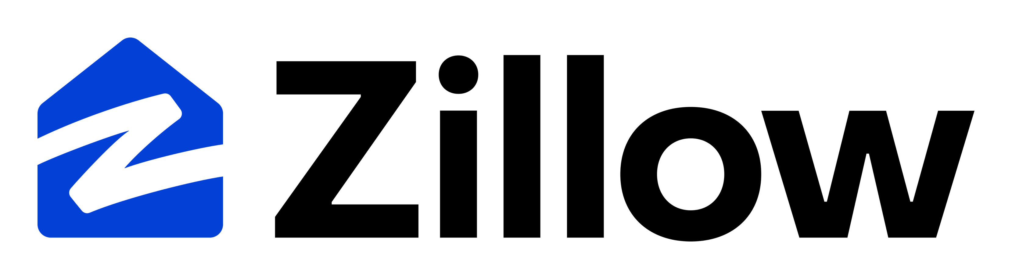 Zillow logo on a transparent background