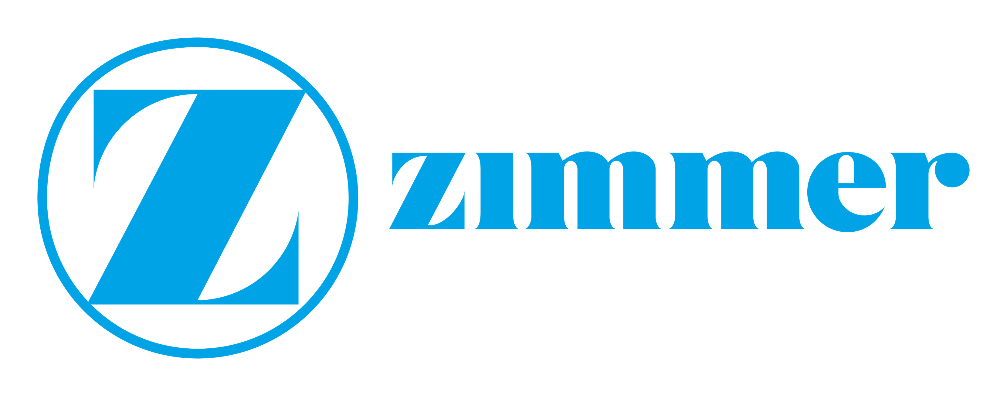 Zimmer logo on a transparent background