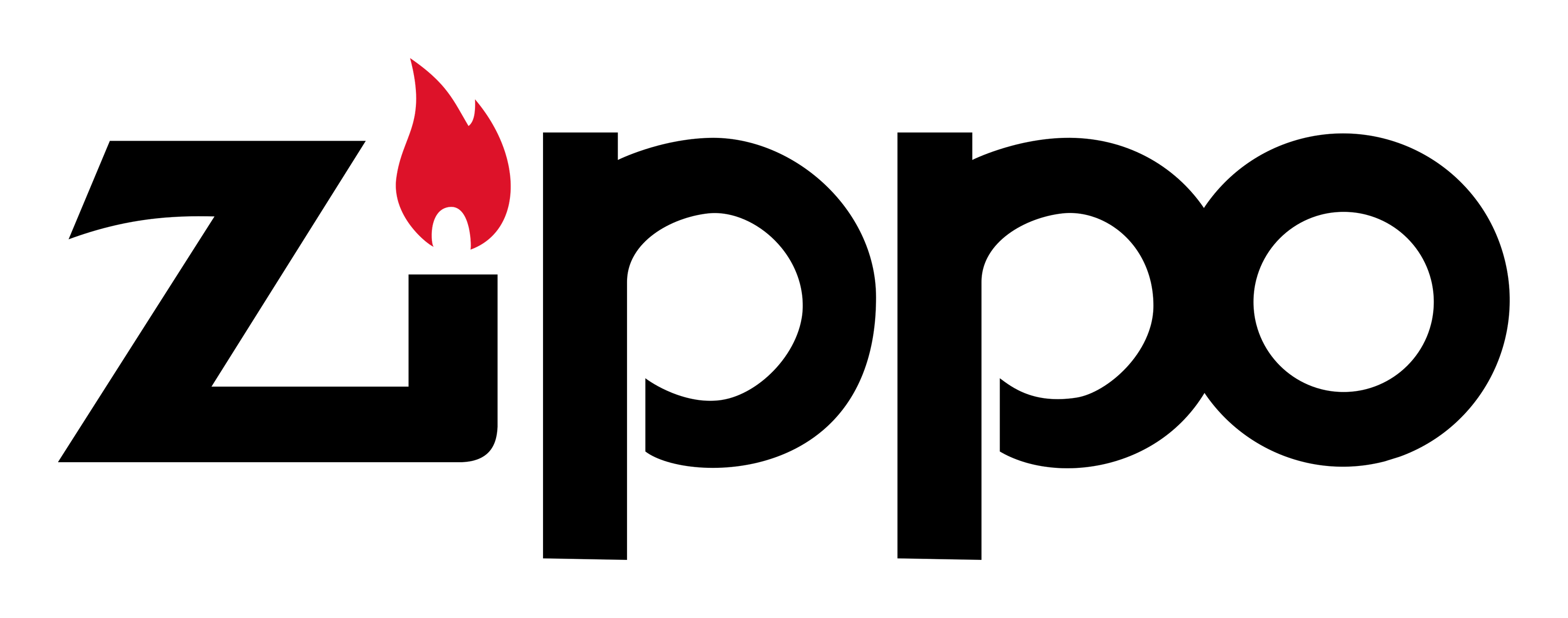 Zippo logo on a transparent background