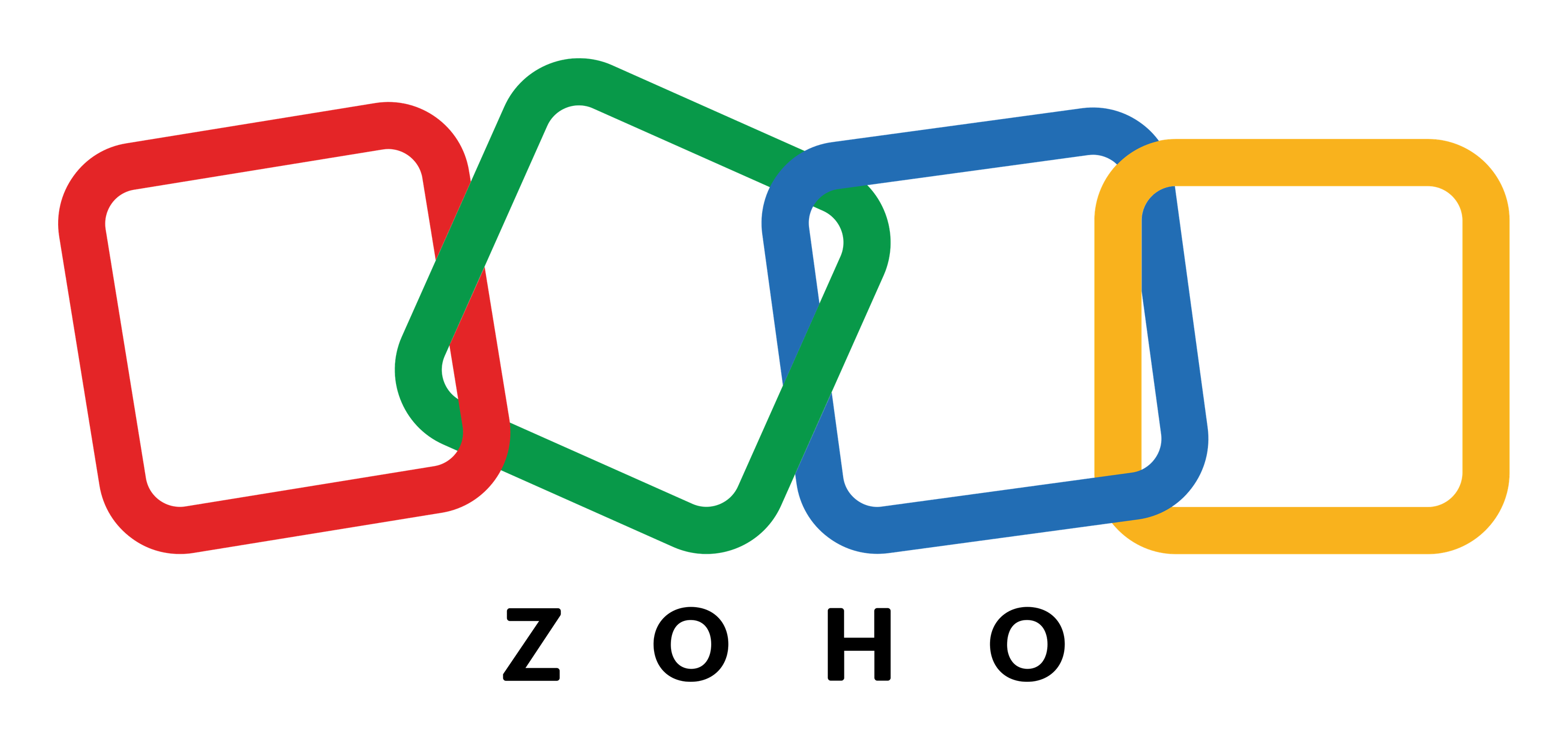 Zoho logo on a transparent background