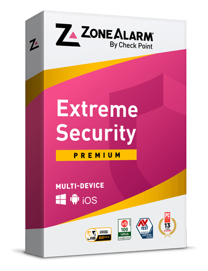 Zonealarm logo, horizontal version, on a transparent background