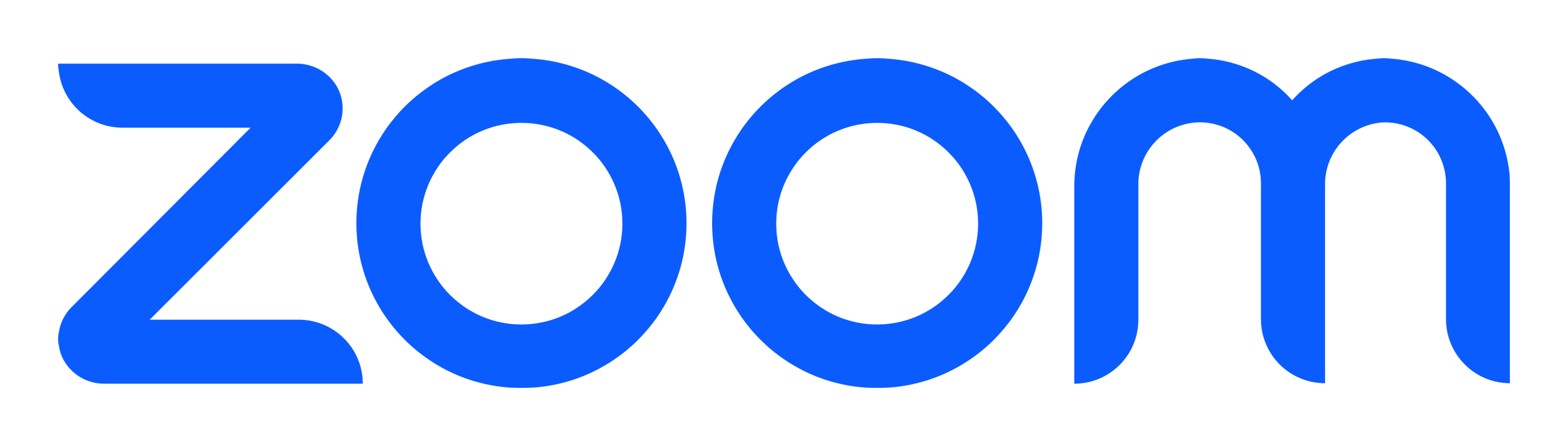 Zoom logo on a transparent background