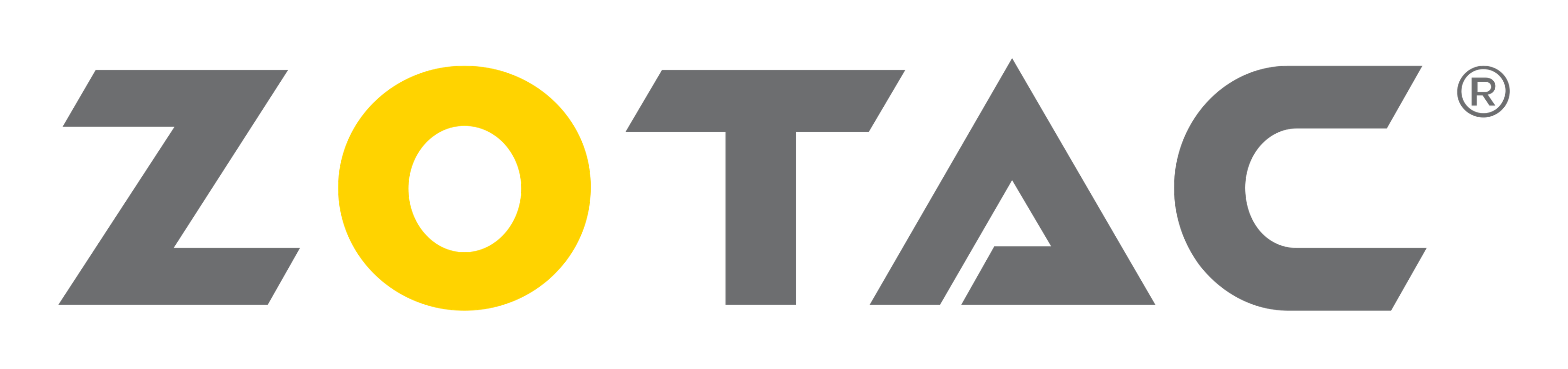 Zotac logo on a transparent background