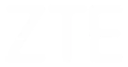 ZTE logo, white version, on a transparent background