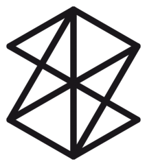 Zune logo, black icon version, on a transparent background